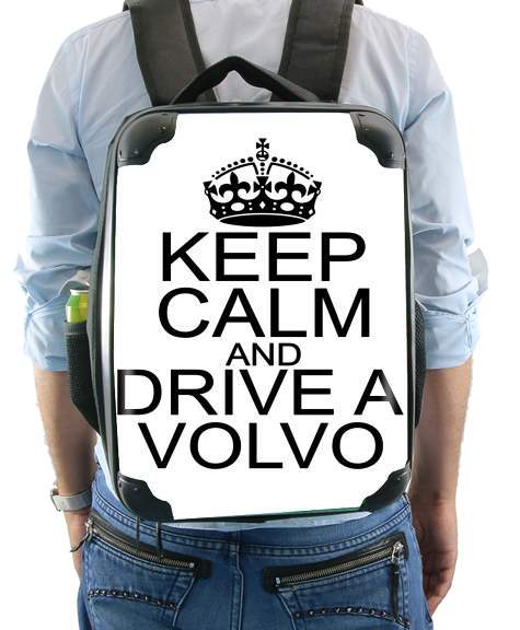  Keep Calm And Drive a Volvo para Mochila