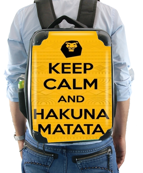  Keep Calm And Hakuna Matata para Mochila