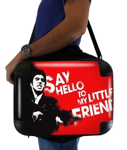  Al Pacino Say hello to my friend para bolso de la computadora