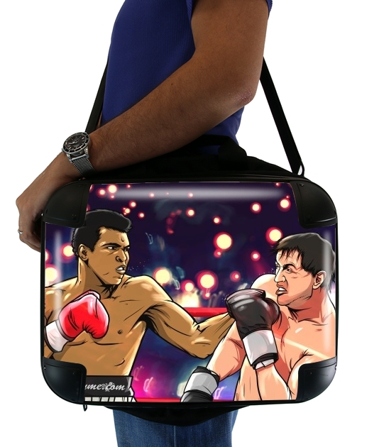  Ali vs Rocky para bolso de la computadora