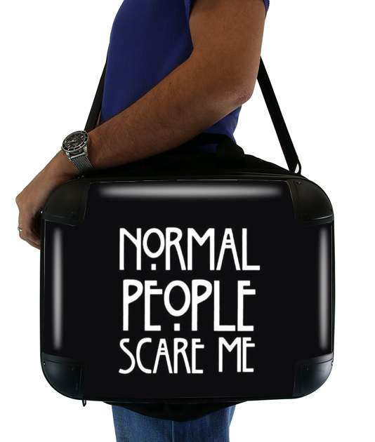  American Horror Story Normal people scares me para bolso de la computadora