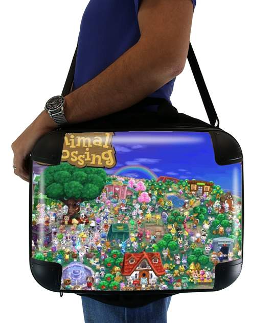  Animal Crossing Artwork Fan para bolso de la computadora