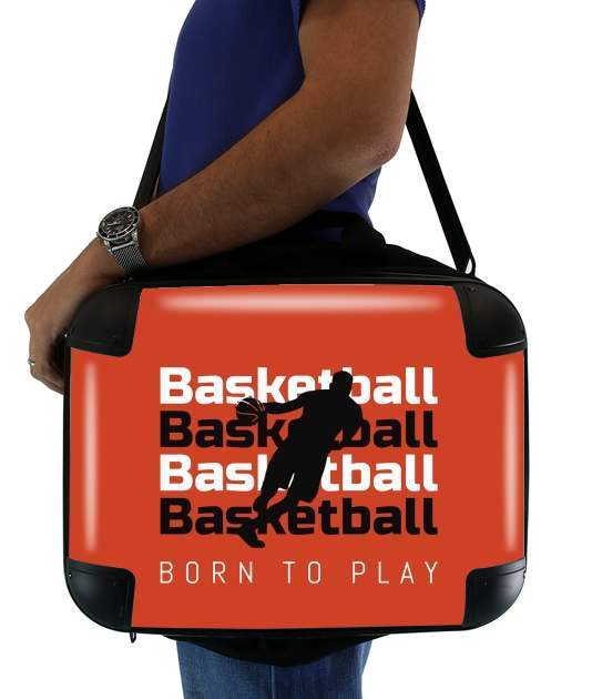  Basketball Born To Play para bolso de la computadora