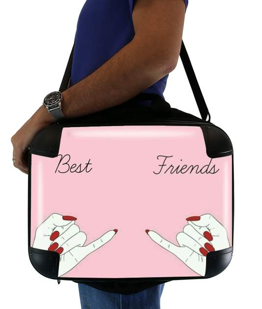  BFF Best Friends Pink para bolso de la computadora