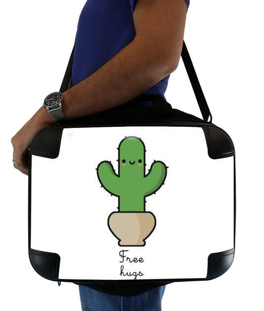  Cactus Free Hugs para bolso de la computadora
