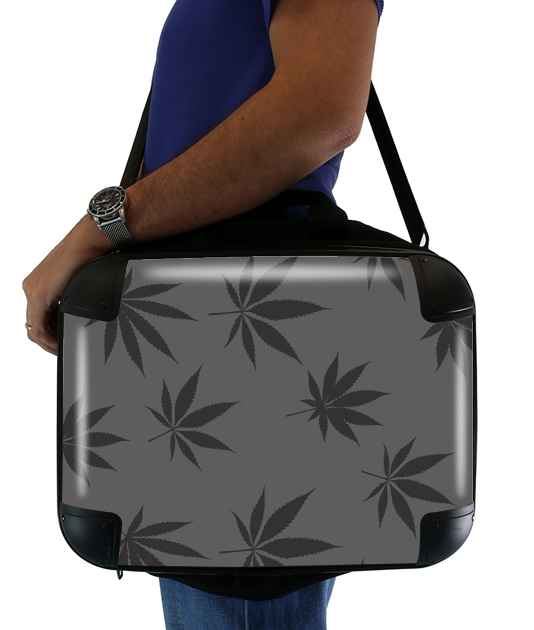  Cannabis Leaf Pattern para bolso de la computadora