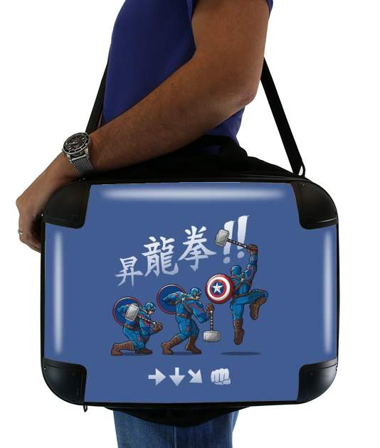  Captain America - Thor Hammer para bolso de la computadora