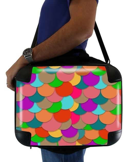  Circles Multicolor para bolso de la computadora