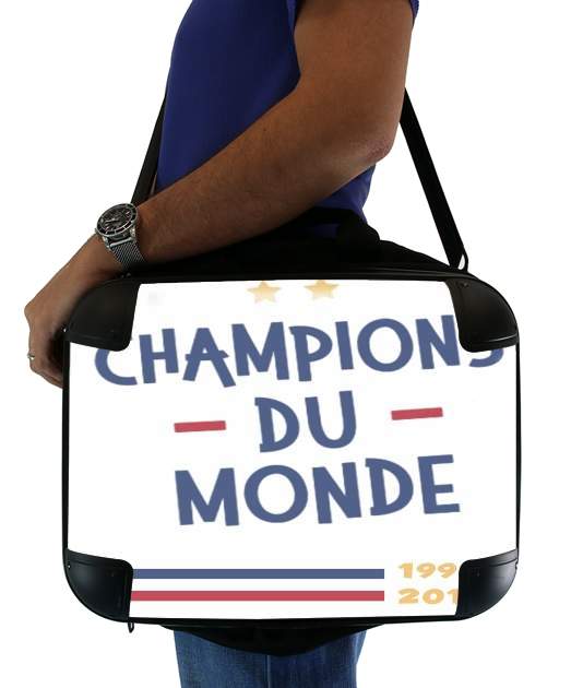  Champion du monde 2018 Supporter France para bolso de la computadora