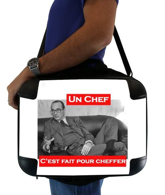  Chirac Un Chef cest fait pour cheffer para bolso de la computadora