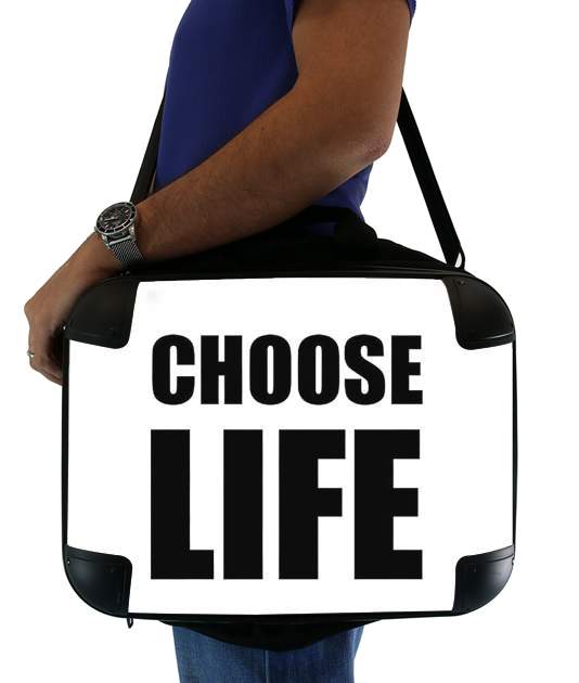  Choose Life para bolso de la computadora