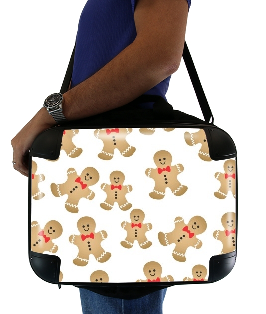  Christmas snowman gingerbread para bolso de la computadora