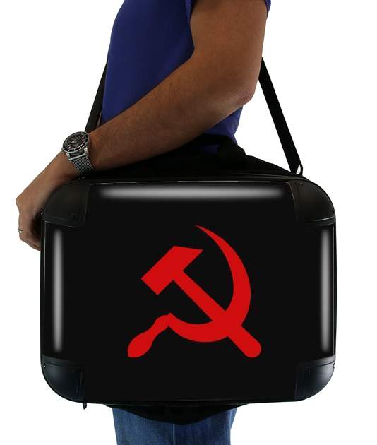  Hoz y martillo comunistas para bolso de la computadora
