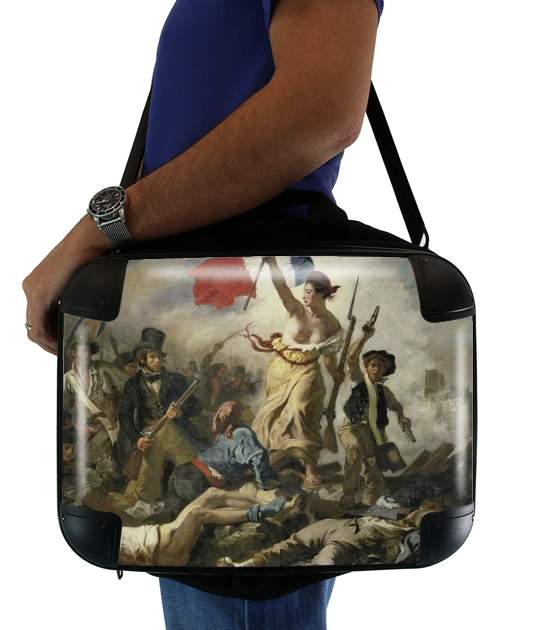  Delacroix La Liberte guidant le peuple para bolso de la computadora