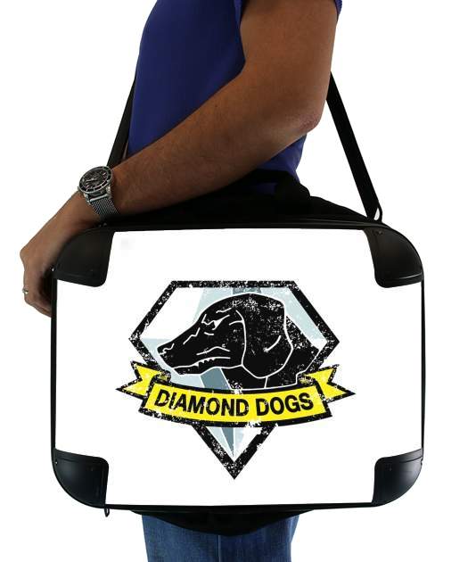  Diamond Dogs Solid Snake para bolso de la computadora