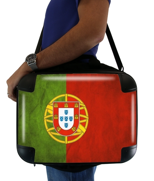  Bandera Vintage Portugal para bolso de la computadora