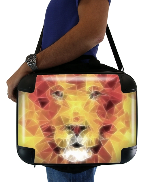  fractal lion para bolso de la computadora