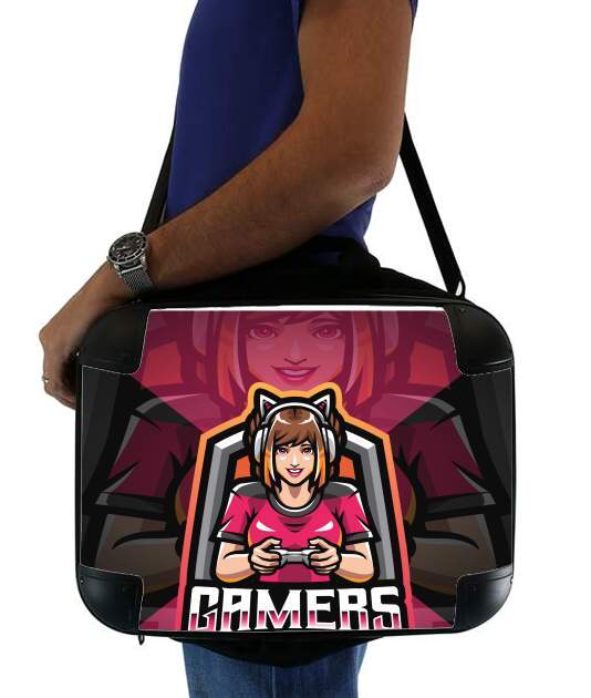  Gamers Girls para bolso de la computadora