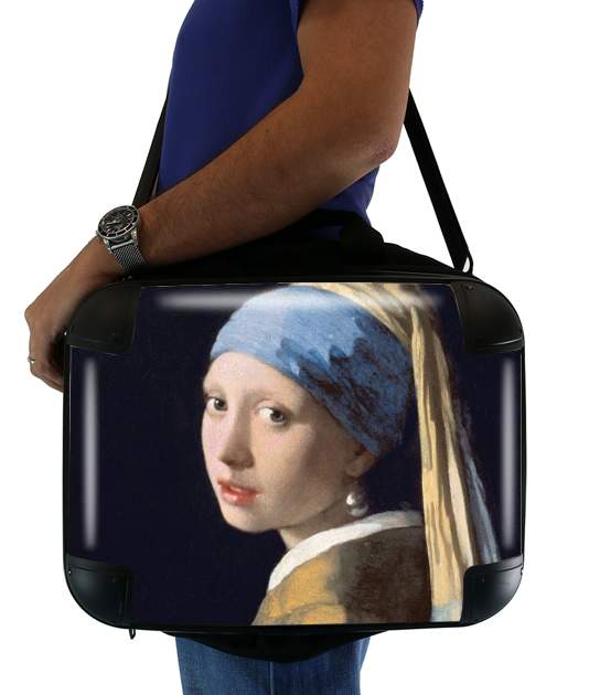  Girl with a Pearl Earring para bolso de la computadora