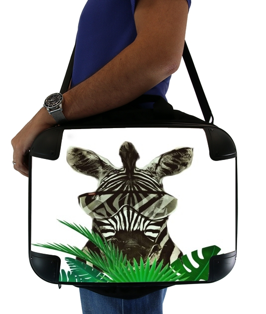  Hipster Zebra Style para bolso de la computadora