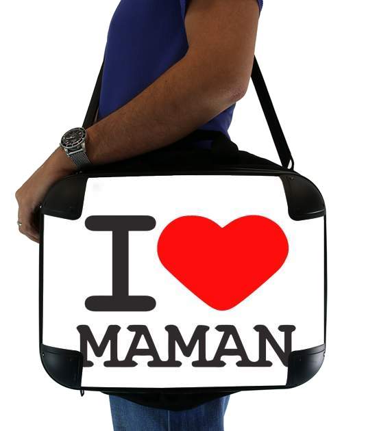  I love Maman para bolso de la computadora