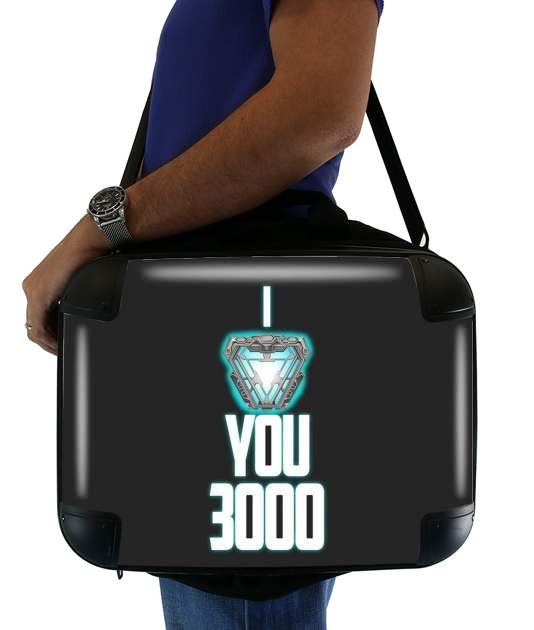  I Love You 3000 Iron Man Tribute para bolso de la computadora