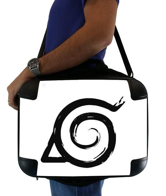  Konoha Symbol Grunge art para bolso de la computadora