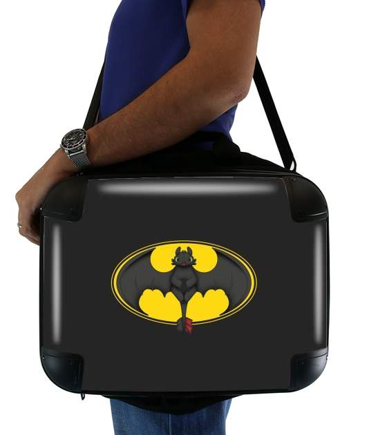  Krokmou x Batman para bolso de la computadora
