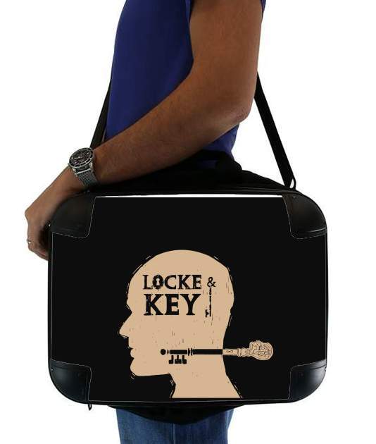  Locke Key Head Art para bolso de la computadora
