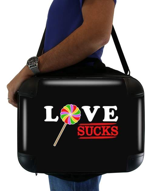  Love Sucks para bolso de la computadora