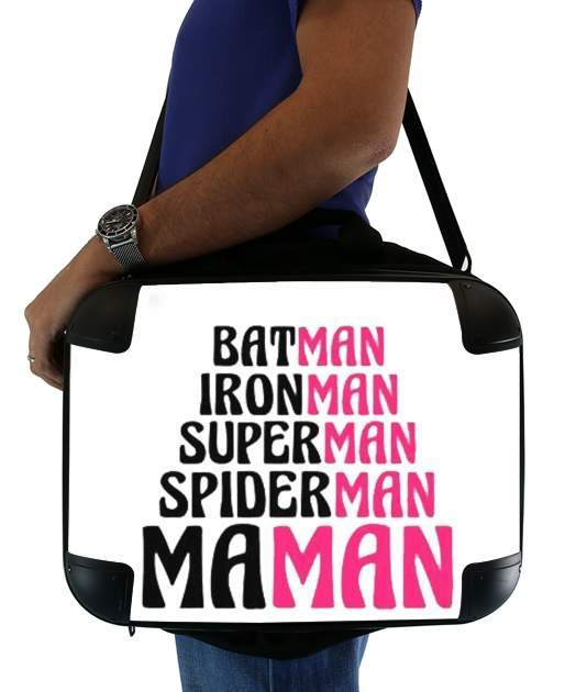  Maman Super heros para bolso de la computadora
