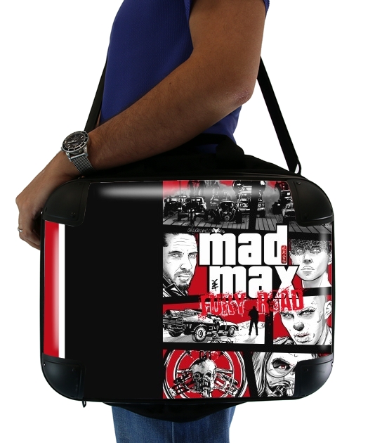  Mashup GTA Mad Max Fury Road para bolso de la computadora