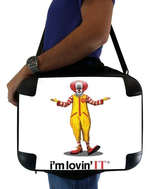  Mcdonalds Im lovin it - Clown Horror para bolso de la computadora