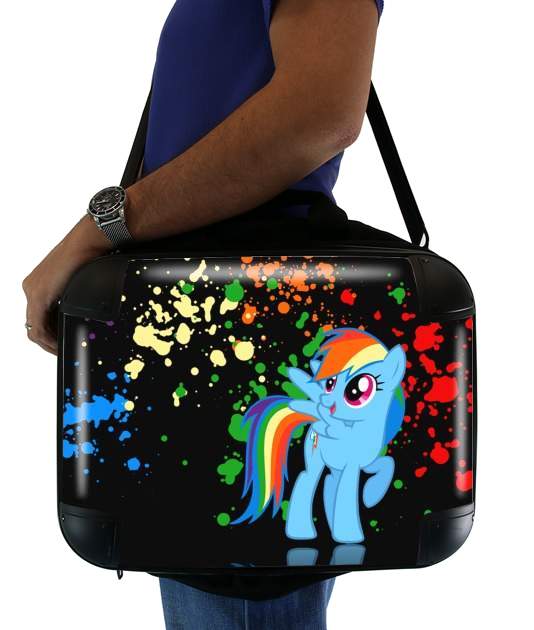  My little pony Rainbow Dash para bolso de la computadora