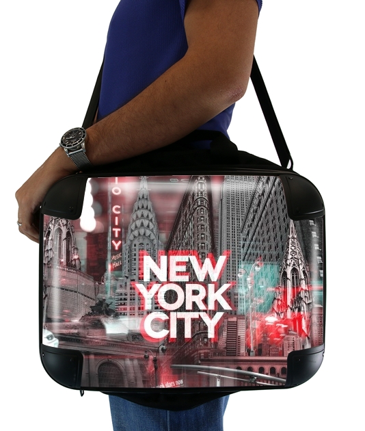  New York City II [red] para bolso de la computadora