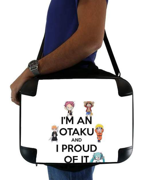  Otaku and proud para bolso de la computadora