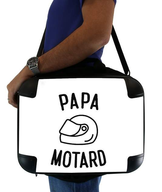  Papa Motard Moto Passion para bolso de la computadora