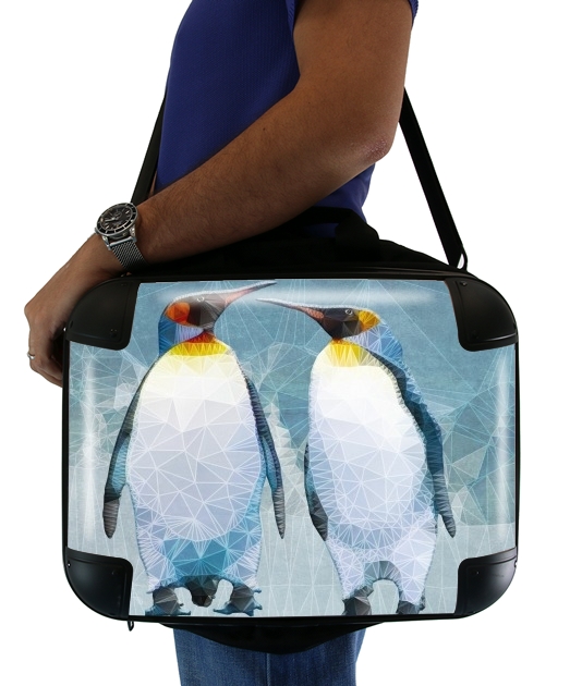  penguin love para bolso de la computadora