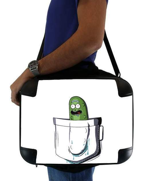  Pickle Rick para bolso de la computadora