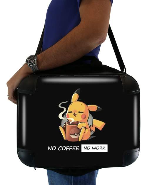  Pikachu Coffee Addict para bolso de la computadora
