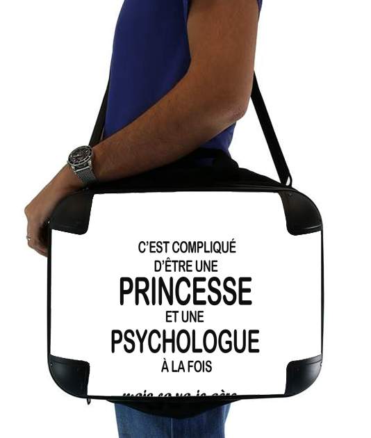  Psychologue et princesse para bolso de la computadora
