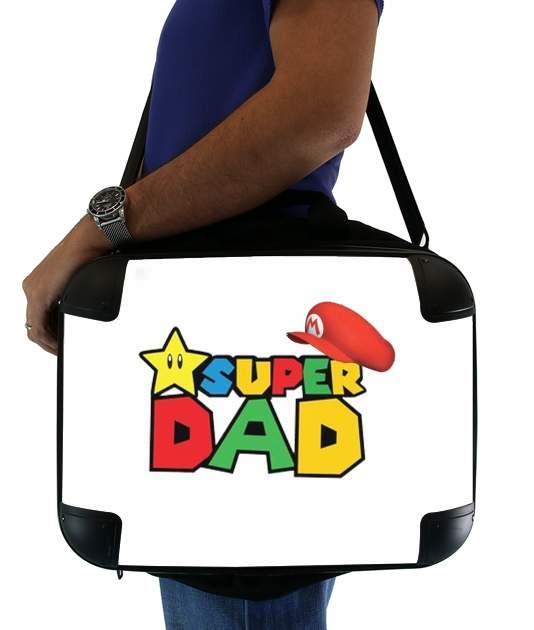  Super Dad Mario humour para bolso de la computadora