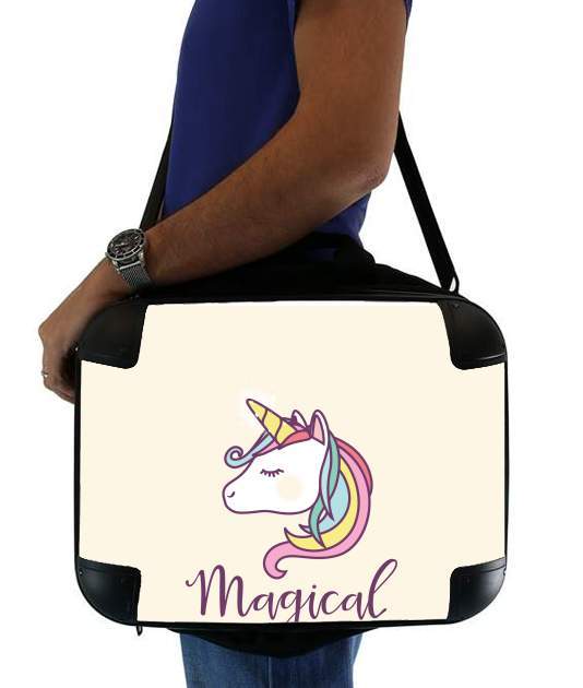  Unicorn Magical para bolso de la computadora
