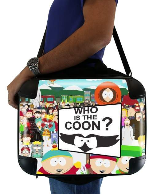  Who is the Coon ? Tribute South Park cartman para bolso de la computadora