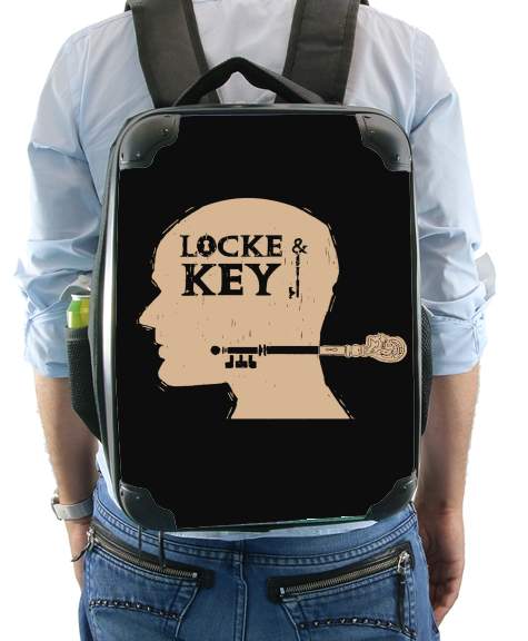  Locke Key Head Art para Mochila
