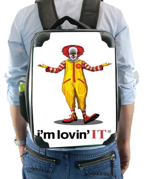  Mcdonalds Im lovin it - Clown Horror para Mochila