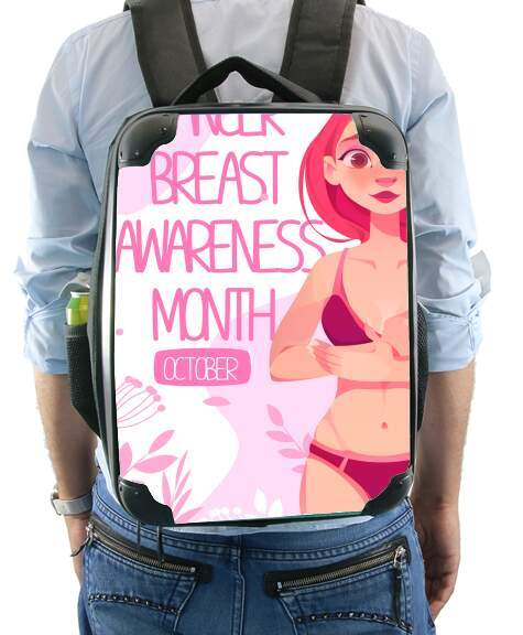  October breast cancer awareness month para Mochila