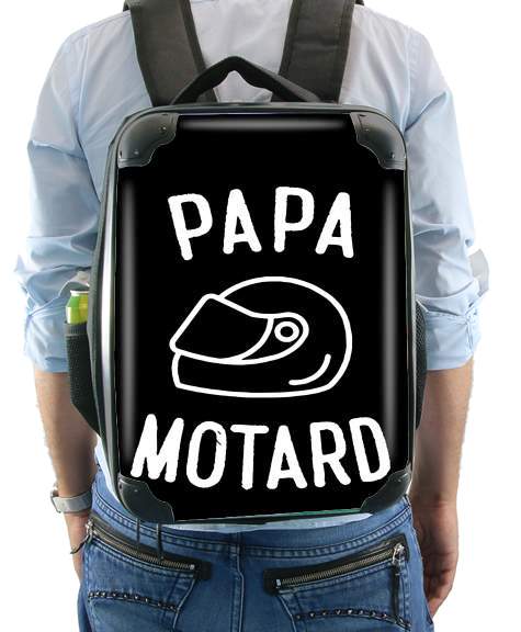  Papa Motard Moto Passion para Mochila