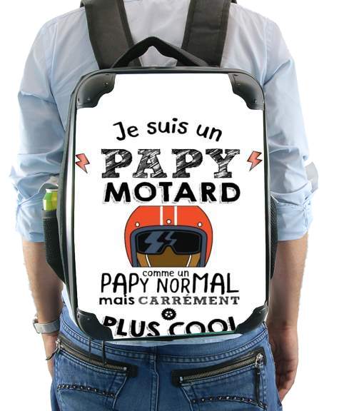  Papy motard para Mochila