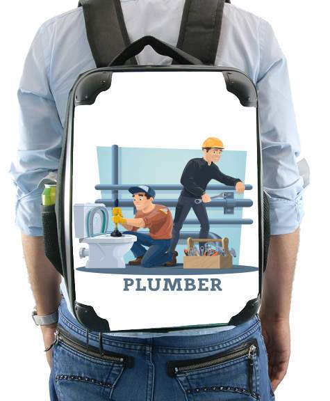  Plumbers with work tools para Mochila